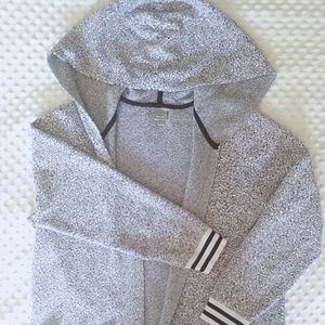 BENCH Open front hooded sporty sweater jacket - L